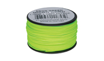 Atwood Rope Micro Cord 125 ft Neon Green Braided Cord